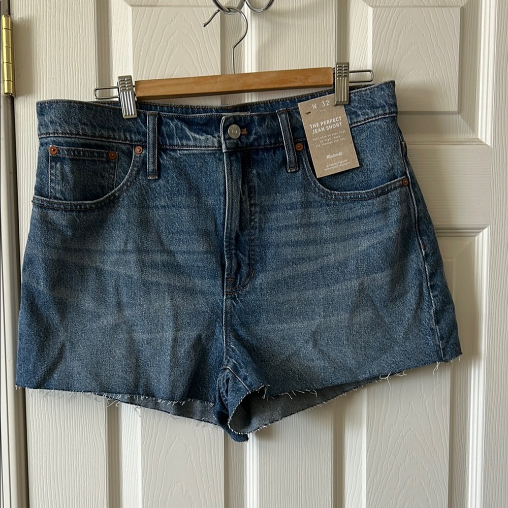 Madewell The Perfect Jean Shorts, size 32
